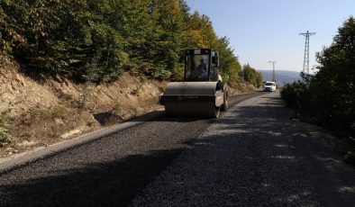 Büyükşehir ulaşım ağlarını yeniliyor; Mesudiye Güzelce yolu asfaltlanıyor
