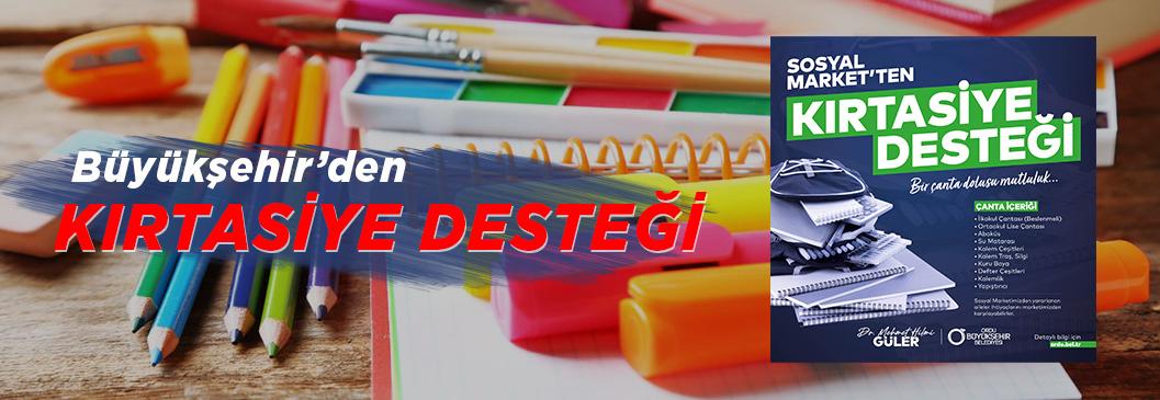 Büyükşehir’den öğrencilere sosyal market desteği