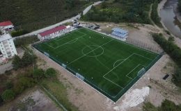 Gülyalı Futbol Sahasında sona doğru