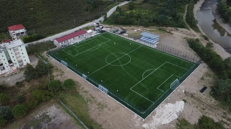 Gülyalı Futbol Sahasında sona doğru