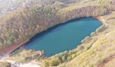 Ulugöl yolu asfaltlanıyor