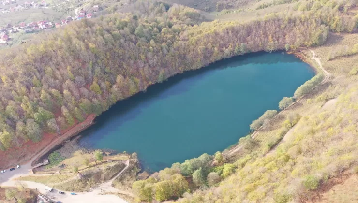 Ulugöl yolu asfaltlanıyor