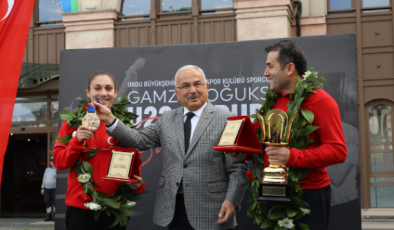 Ordu’da şampiyona coşkulu karşılama