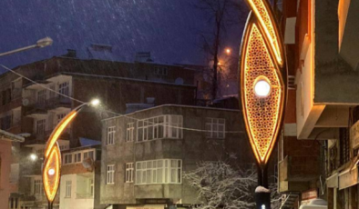 Ordu Büyükşehir’den Çamaş’a modern aydınlatma