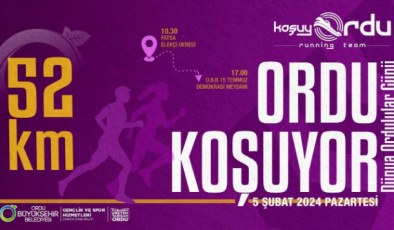 5 Şubat Dünya Ordulular gününe özel koşu
