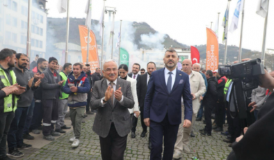 Ordu Büyükşehir işçisi bayram ediyor