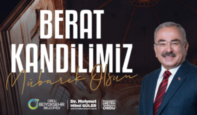 Başkan Güler’den Berat Kandili mesajı
