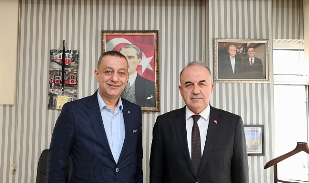 Vali Erol’dan gazeteci Güngör’e ziyaret