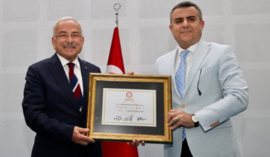 Başkan Güler mazbatasını aldı