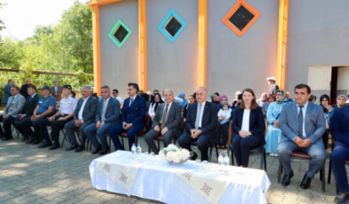 Kırlı İlkokulu-Ortaokulu’nda hayırseverler tarafından yaptırılan atölyelerin açılışı yapıldı