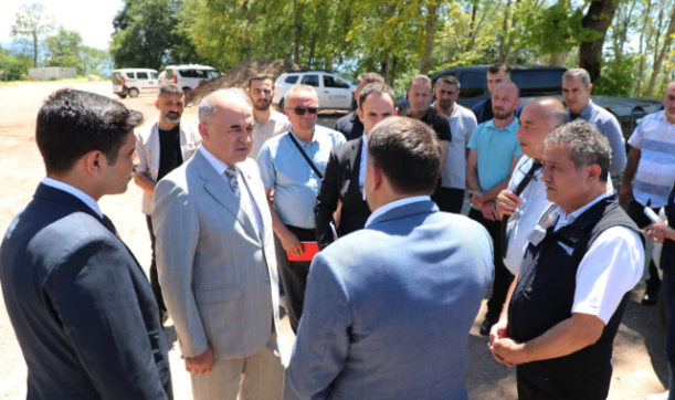 Vali Erol, METİP alanlarında incelemede bulundu