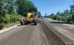 Akkuş’ta yeşil yol çalışmaları devam ediyor
