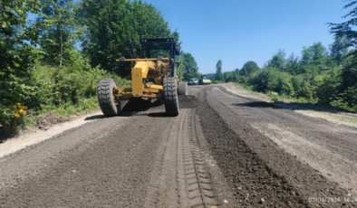 Akkuş’ta yeşil yol çalışmaları devam ediyor