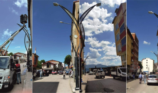 Çaybaşı-İlküvez’de aydınlatma çalışmaları başladı