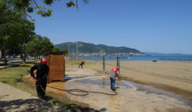 Ordu Büyükşehir plajları deniz sezonuna hazırlanıyor