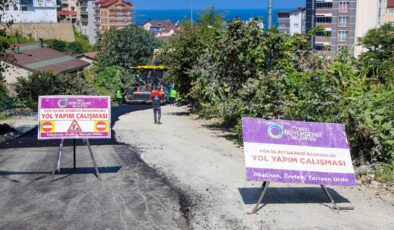 Fatsa Kurtuluş Mahallesinde asfalt mutluluğu