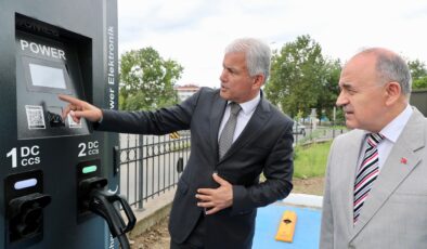 Yeni Hükümet Konağı Yerleşkesinde Elektrikli Hızlı Şarj İstasyonu kuruldu