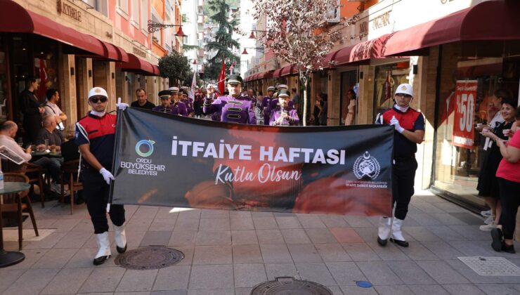 Ordu’da İtfaiye Haftası coşkuyla kutlanıyor