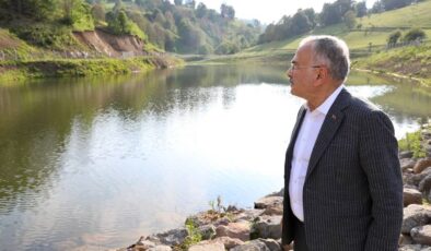 Ordu Büyükşehir’den su kaynaklarına yatırım