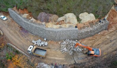 Gölköy Çetilli yoluna kale gibi koruma