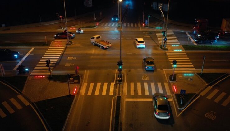 Ordu’da trafik ışıklarında LED’li sistem devrede