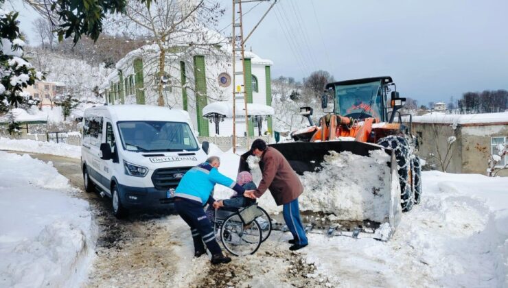 Karla mücadele ordusu sınavı başarıyla geçti