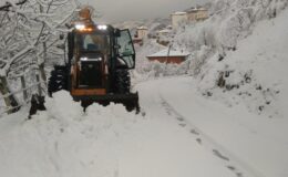 Ordu’da kar kalınlığı 60 cm’ye ulaştı