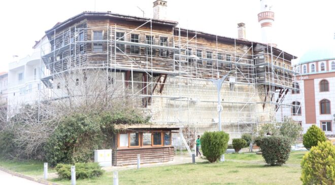 Haznedaroğlu Konağı’na restorasyon