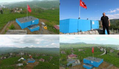 Altınordu İlçesi Kökenli Mahallesi yeni içme suyu deposuna kavuştu