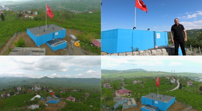 Altınordu İlçesi Kökenli Mahallesi yeni içme suyu deposuna kavuştu