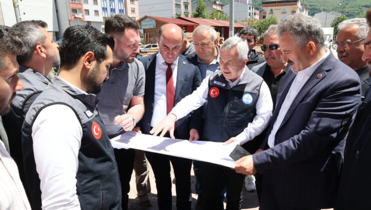 Aybastı ilçe merkezinin alt yapısı yenileniyor