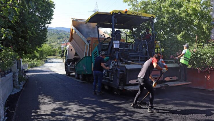 Altınordu Yaraşlı yolu sıcak asfalta kavuştu