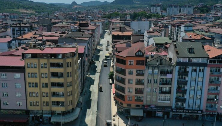 Ünye Kaledere Mahallesi asfalt ile buluşuyor