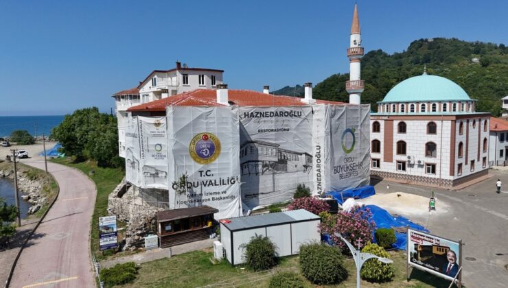 Haznedaroğlu Konağı’nda restorasyon tam gaz