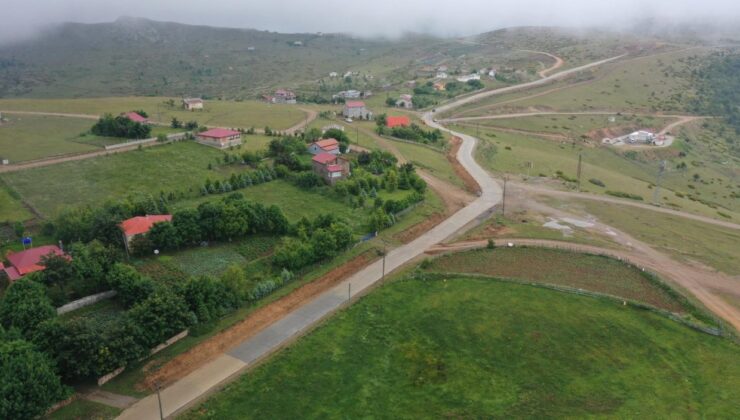 Karadeniz yaylalarını birbirine bağlayan ‘Yeşil Yol’da çalışmalar tam gaz