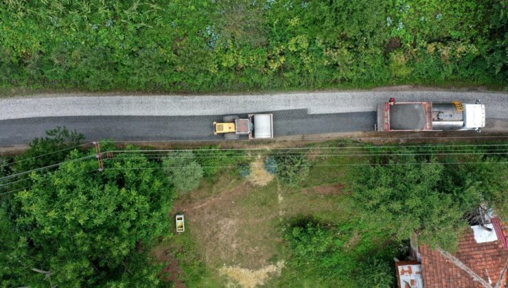 Ordu Büyükşehrin yol seferberliği devam ediyor