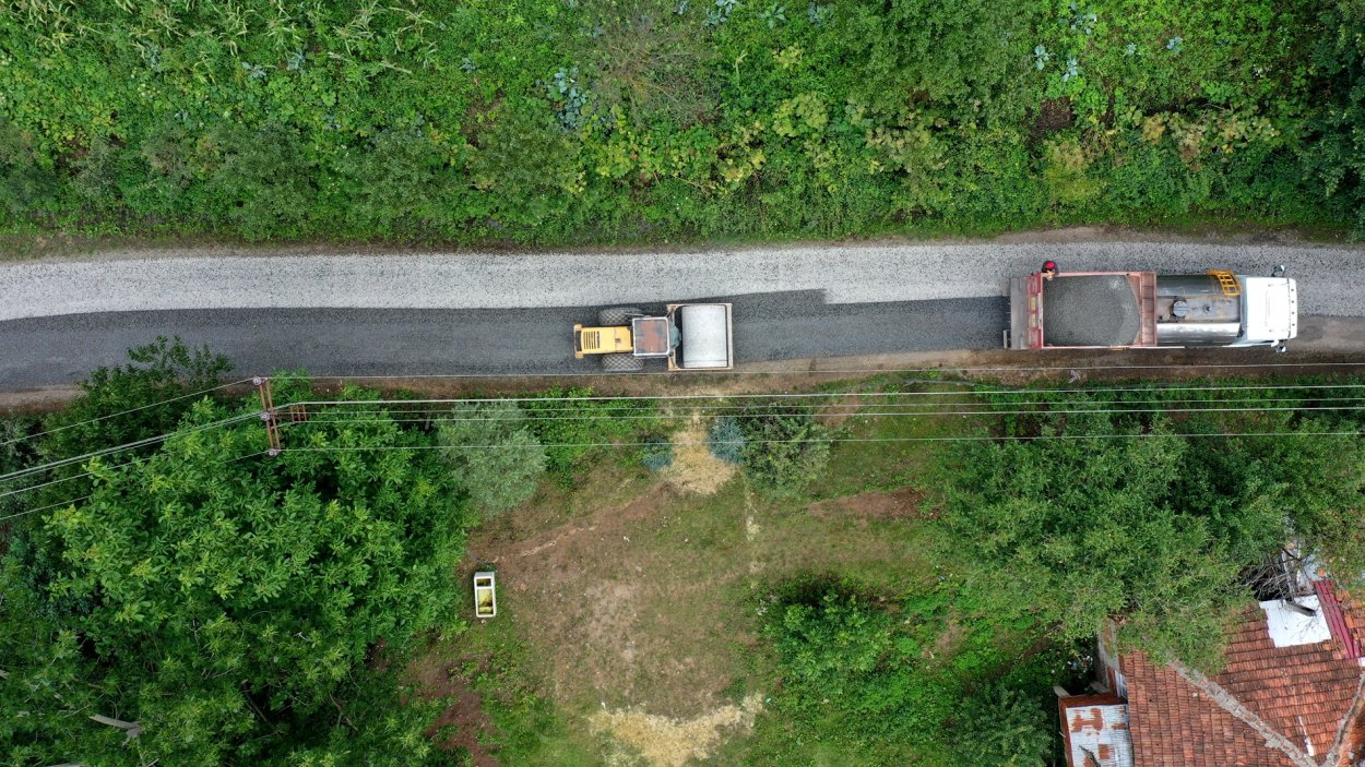 Ordu Büyükşehrin yol seferberliği devam ediyor