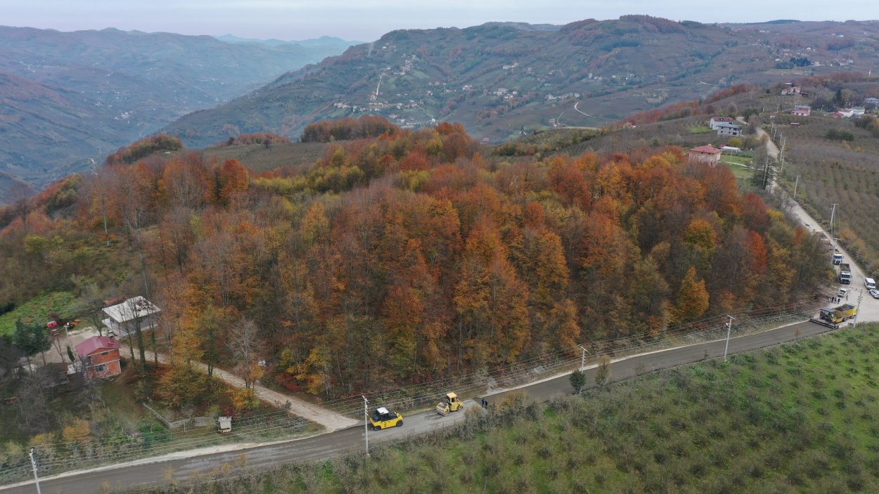 12 KM’lik bağlantı yolunun konforu artıyor