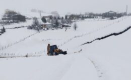 Büyükşehrin ilk kar mesaisi başladı