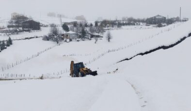 Büyükşehrin ilk kar mesaisi başladı