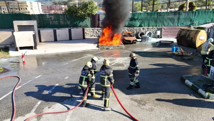 Geleceğin itfaiyecilerine eğitim